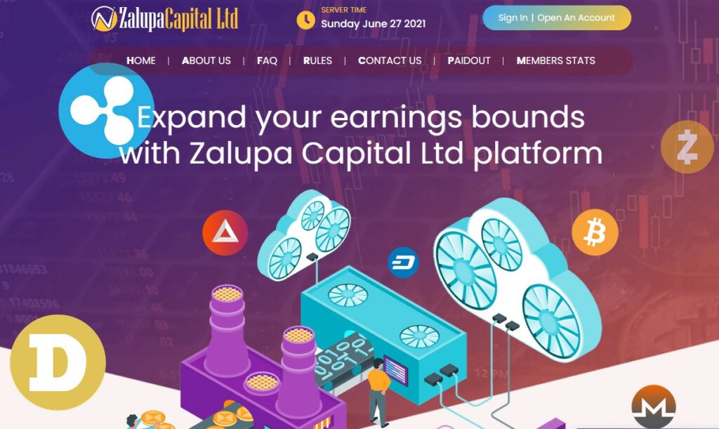 Zalupa-Capital.biz - Высокодоходный хайп с почасовыми планами