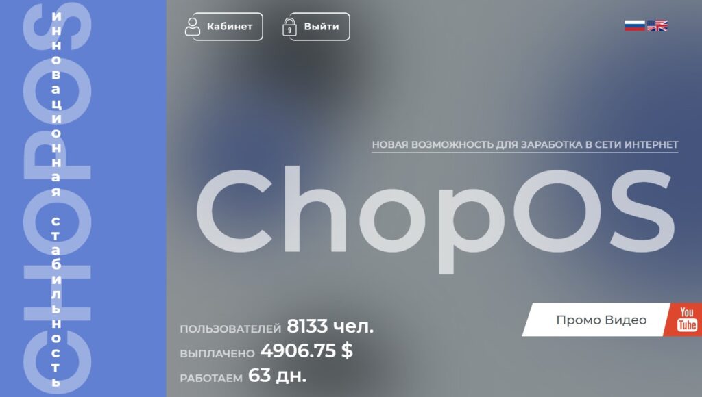 Chopos.net - Инвестиционный проект копилка