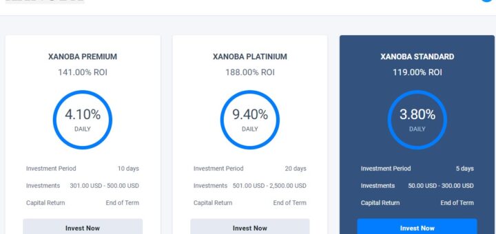 Xanoba.com - среднедоходный хайп проект