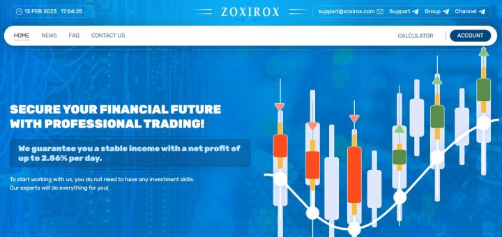 Zoxirox - Среднедоходный хайп проект